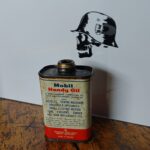 Mobil Handy Oil Öl Dose Klein Pegasus – Bild 3