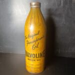 Valvoline Motor Oil Öldose Öl Dose Ölkanne aus Karton