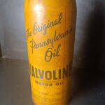 Valvoline Motor Oil Öldose Öl Dose Ölkanne aus Karton – Bild 7