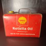 SHELL Rotella 5 Liter Motor Oil Öldose Öl Dose Ölkanne – Bild 5