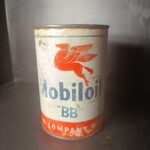 Mobiloil BB Pegasus Motor Oil Öldose Öl Dose Ölkanne – Bild 3