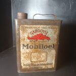Gargoyle Mobiloi  Drache Motor Oil Öldose Öl Dose Ölkanne