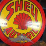 Shell Aeroshell Emailschild Muschel doppelseitig – Bild 10