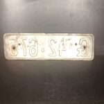 Altes KFZ Kennzeichen Nummernschild Schwarz Österreich – Bild 4