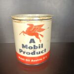 Mobil Oil Mobilgrease MP Einheitsfett Pegasus Motor Oil Öldose Öl Dose Ölkanne