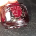 Feuerhand Ersatz Glas Atom Nr.75 Atom 75 Rot Petroleumlampe – Bild 2