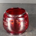 Ersatzglas Glas Rot Feuerhand Atom 75 Petroleumlampe – Bild 2
