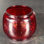 Ersatzglas Glas Rot Feuerhand Atom 75 Petroleumlampe – Bild 3