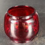Ersatzglas Glas Rot Feuerhand Atom 75 Petroleumlampe – Bild 4