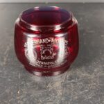 Ersatzglas Glas Rot Feuerhand Atom 75 Petroleumlampe