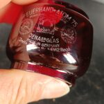 Ersatzglas Glas Rot Feuerhand Atom 75 Petroleumlampe – Bild 6