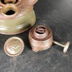 Feuerhand Atom 75 Petroleumlampe Original Farbe original Glas – Bild 9