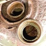 Feuerhand Atom 75 Petroleumlampe Original Farbe original Glas – Bild 11