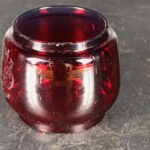 Ersatzglas Glas Rot Feuerhand Atom 75 Petroleumlampe – Bild 2