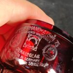 Ersatzglas Glas Rot Feuerhand Atom 75 Petroleumlampe – Bild 6