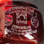 Ersatzglas Glas Rot Feuerhand Atom 75 Petroleumlampe – Bild 7