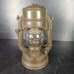 Feuerhand Atom 75 ungebrannt Neuwertig Original Glas Petroleumlampe – Bild 5
