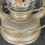 Feuerhand Atom 75 ungebrannt Neuwertig Original Glas Petroleumlampe – Bild 8