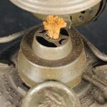 Feuerhand Atom 75 ungebrannt Neuwertig Original Glas Petroleumlampe – Bild 16