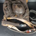 Luftwaffe Fliegerhaube Pilotenhaube Komplett Leder – Bild 3