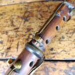 Alte Antike Klarinette Braun Österreich Hersteller aus Sammlung Horn Hacken – Bild 4