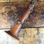 Alte Antike Klarinette Braun Österreich Hersteller aus Sammlung Horn Hacken – Bild 5