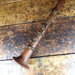 Alte Antike Klarinette Braun Österreich Hersteller aus Sammlung Horn Hacken – Bild 7