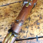 Alte Antike Klarinette Braun Österreich Hersteller aus Sammlung Horn Hacken – Bild 9