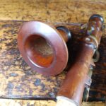 Alte Antike Klarinette Braun Österreich Hersteller aus Sammlung Horn Hacken – Bild 15