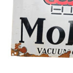 Mobiloil Gargoyle Emailschild Mobil Oil Porzellan Emaileschild Schild – Bild 5