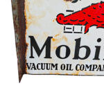 Mobiloil Gargoyle Emailschild Mobil Oil Porzellan Emaileschild Schild – Bild 5