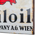 Mobiloil Gargoyle Emailschild Mobil Oil Porzellan Emaileschild Schild – Bild 14