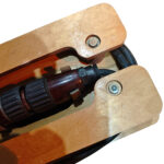 Luftwaffen Kabel Steckverbinder FL Pe688 2 Stk. Mit Aufbewahrungs Holz – Bild 7
