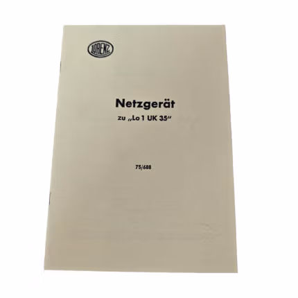 Netzgerät zu Lo 1 UK 35 Marine Tornistergerät