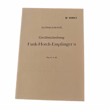 Funk Horch Empfänger b Fu. H. E. u