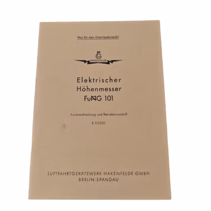 Elektrischer Höhenmesser Fung 101