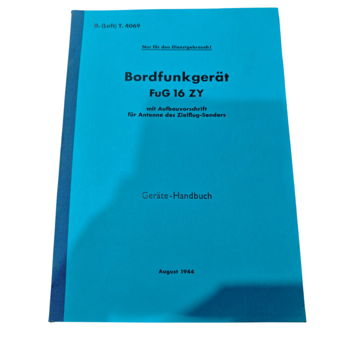 Gräte Handbuch Bordfunkgerät FuG 16 ZY – Bild 1