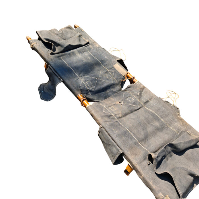 Feldtrage Krankentrage Sanitätstrage Wehrmacht Luftwaffen Blauer Stoff Sanitäter – Bild 10