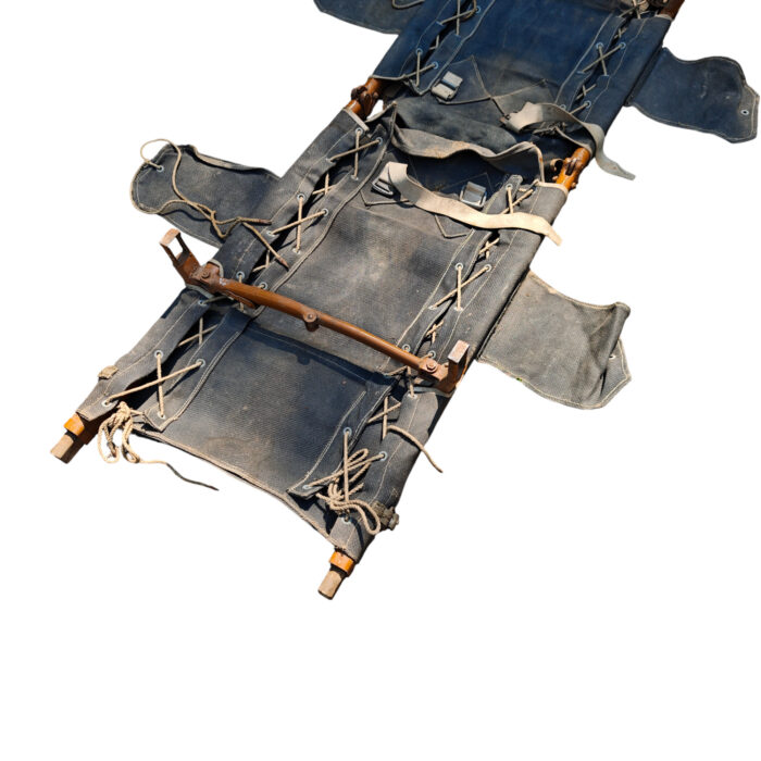 Feldtrage Krankentrage Sanitätstrage Wehrmacht Luftwaffen Blauer Stoff Sanitäter – Bild 12