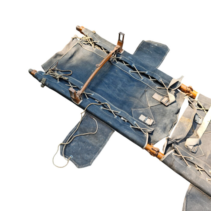 Feldtrage Krankentrage Sanitätstrage Wehrmacht Luftwaffen Blauer Stoff Sanitäter – Bild 14