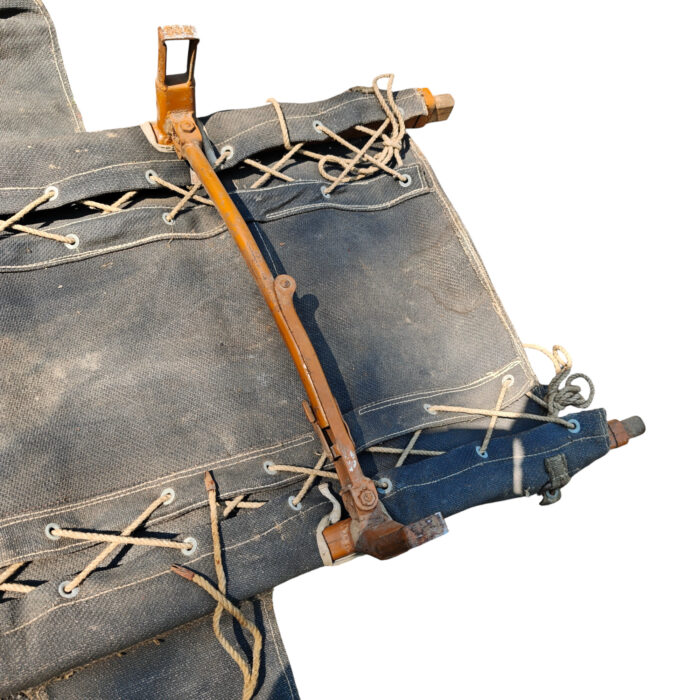 Feldtrage Krankentrage Sanitätstrage Wehrmacht Luftwaffen Blauer Stoff Sanitäter – Bild 18