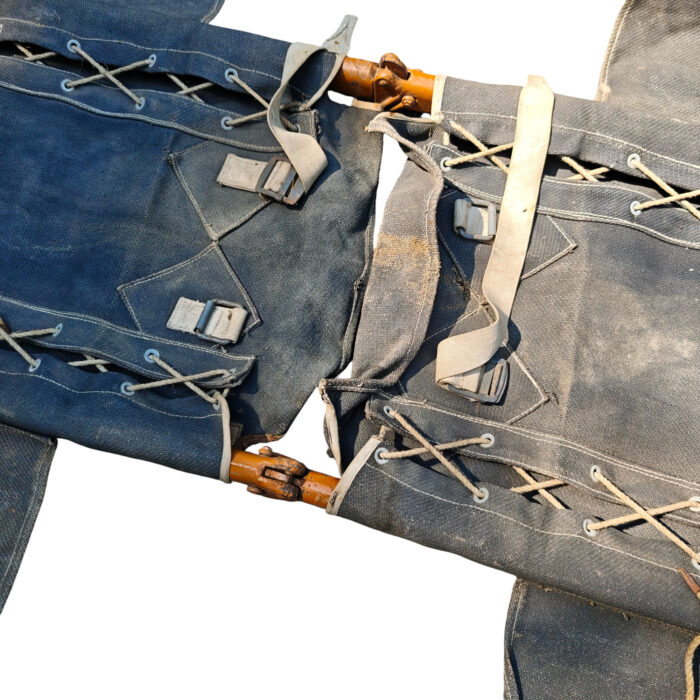 Feldtrage Krankentrage Sanitätstrage Wehrmacht Luftwaffen Blauer Stoff Sanitäter – Bild 17