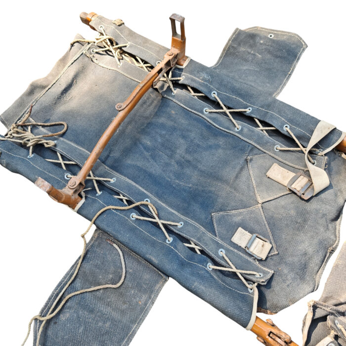 Feldtrage Krankentrage Sanitätstrage Wehrmacht Luftwaffen Blauer Stoff Sanitäter – Bild 19