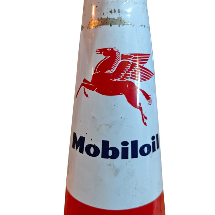 Alte Öldose Mobiloil HD Motoröl Pegasus Tankstelle Ölkanne – Bild 10