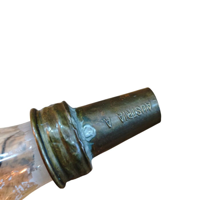 Alte Öldose GARGOYLE Mobiloil Glasflasche Ausgießer Motoröl Tankstelle Ölkanne Oil Tin Can Gas Service – Bild 6