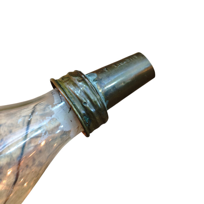 Alte Öldose GARGOYLE Mobiloil Glasflasche Ausgießer Motoröl Tankstelle Ölkanne Oil Tin Can Gas Service – Bild 7