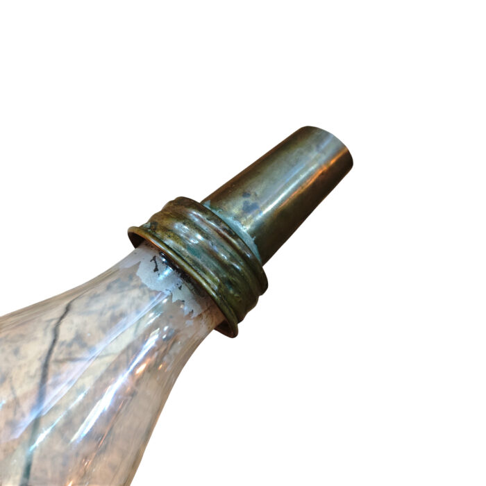 Alte Öldose GARGOYLE Mobiloil Glasflasche Ausgießer Motoröl Tankstelle Ölkanne Oil Tin Can Gas Service – Bild 8