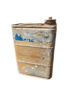 Wehrmacht Kraftstoff Behälter 3 l Sandfarben Feuergefährlich 1944 WH WK2 WW2