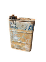 Wehrmacht Kraftstoff Behälter 3 l Sandfarben Feuergefährlich 1944 WH WK2 WW2 – Bild 3