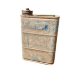 Wehrmacht Kraftstoff Behälter 3 l Sandfarben Feuergefährlich 1944 WH WK2 WW2